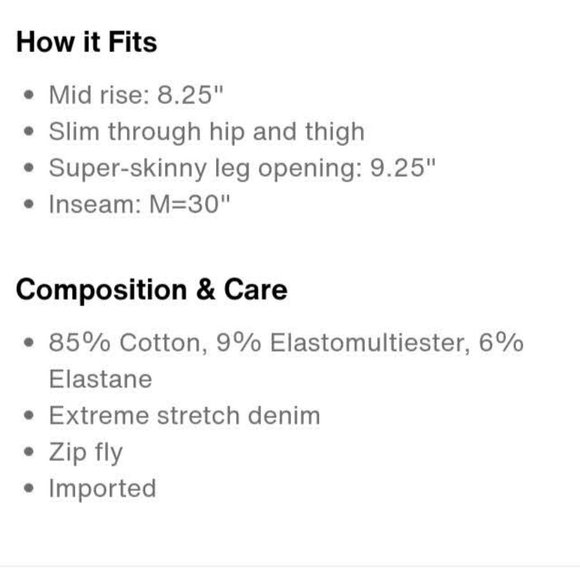 Levis Super Skinny 710 black jeans - Picture 2 of 5